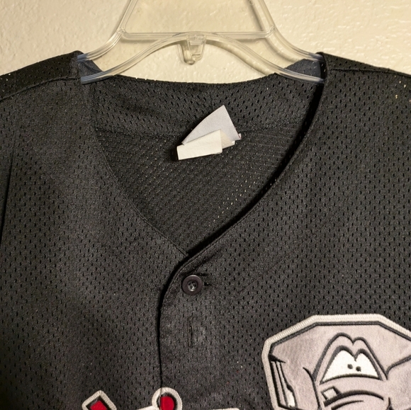 Rawlings Lugnuts Black and Red Baseball Jersey Size Xxl Pre-owned - Picture 6 of 12